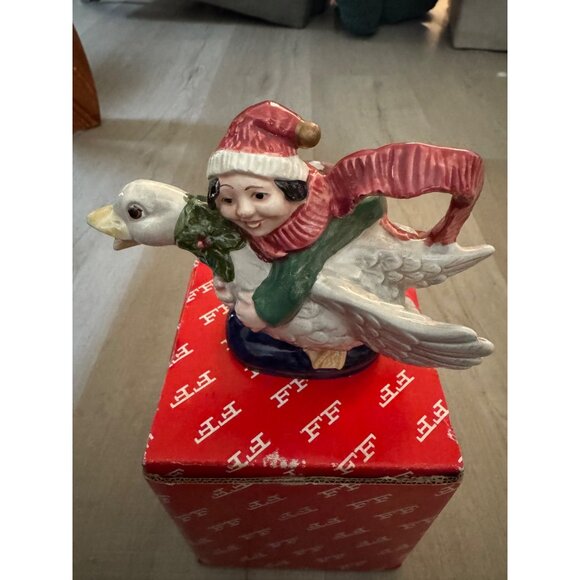 Fitz & Floyd Christmas Carol Scrooge Votive Candleholder 1993 Decorative - Picture 5 of 8